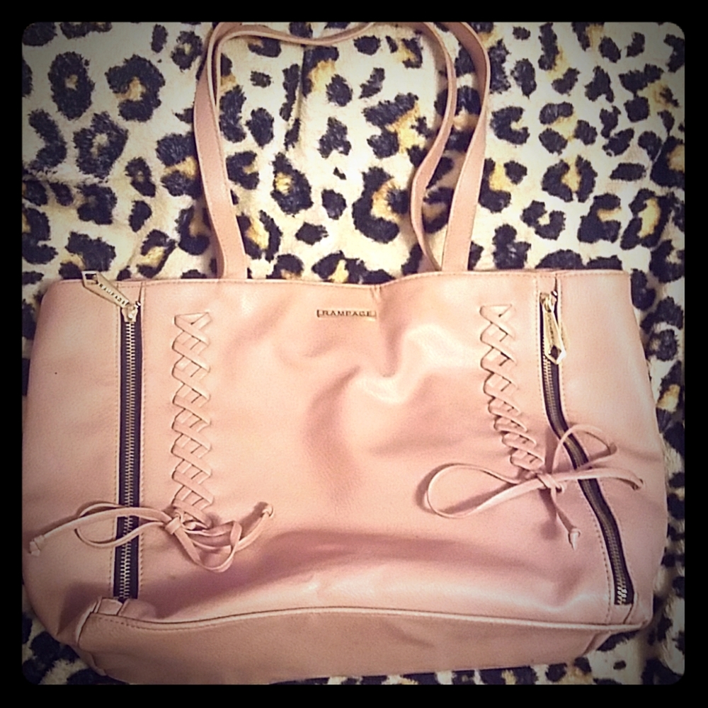 Pink bow bag